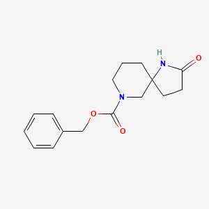 molecular formula C16H20N2O3 B3086597 Benzyl 2-oxo-1,7-diazaspiro[4.5]decane-7-carboxylate CAS No. 1160246-73-0