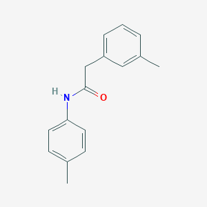 molecular formula C16H17NO B308661 2-(3-methylphenyl)-N-(4-methylphenyl)acetamide 