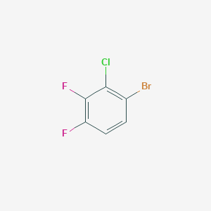 molecular formula C6H2BrClF2 B3086633 1-Bromo-2-chloro-3,4-difluorobenzene CAS No. 1160574-70-8