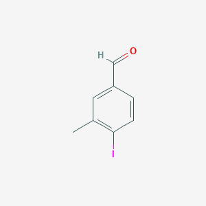 molecular formula C8H7IO B3086635 4-碘-3-甲基苯甲醛 CAS No. 1160924-07-1