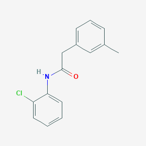 molecular formula C15H14ClNO B308664 N-(2-chlorophenyl)-2-(3-methylphenyl)acetamide 