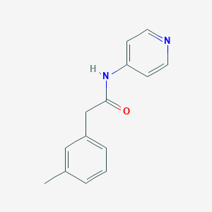 2-(3-methylphenyl)-N-(4-pyridinyl)acetamide