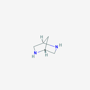 molecular formula C5H10N2 B3086673 (1r,4r)-2,5-Diazabicyclo[2.2.1]heptane CAS No. 116183-84-7