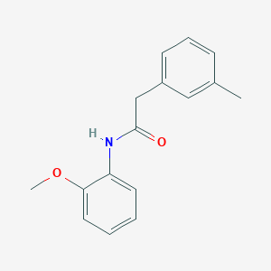 molecular formula C16H17NO2 B308669 N-(2-methoxyphenyl)-2-(3-methylphenyl)acetamide 