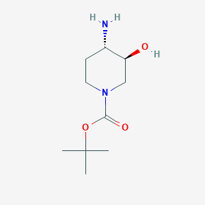 (3S,4S)-tert-Butyl 4-amino-3-hydroxypiperidine-1-carboxylate