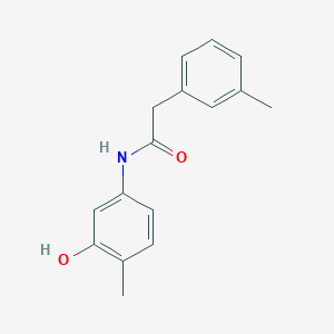molecular formula C16H17NO2 B308670 N-(3-hydroxy-4-methylphenyl)-2-(3-methylphenyl)acetamide 