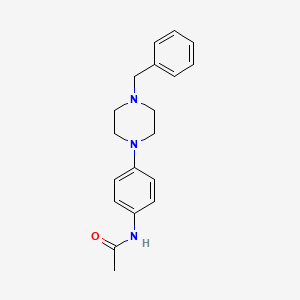 molecular formula C19H23N3O B3086726 N-[4-(4-benzylpiperazin-1-yl)phenyl]acetamide CAS No. 116290-76-7