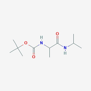 molecular formula C11H22N2O3 B3086727 N-Isopropyl 2-(boc-amino)propanamide CAS No. 1163288-33-2
