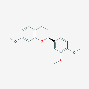 (S)-2-(3,4-Dimethoxyphenyl)-7-methoxychroman