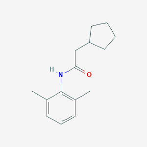 molecular formula C15H21NO B308675 2-cyclopentyl-N-(2,6-dimethylphenyl)acetamide 