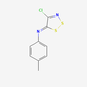 molecular formula C9H7ClN2S2 B3086785 4-chloro-N-(4-methylphenyl)dithiazol-5-imine CAS No. 1164511-89-0
