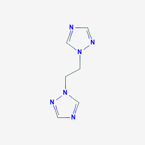 molecular formula C6H8N6 B3086834 1,2-Di(1H-1,2,4-triazol-1-yl)ethane CAS No. 116476-98-3