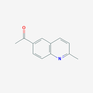 molecular formula C12H11NO B3086860 1-(2-Methylquinolin-6-yl)ethanone CAS No. 116632-52-1