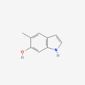 molecular formula C9H9NO B3086887 5-methyl-1H-indol-6-ol CAS No. 1167056-18-9