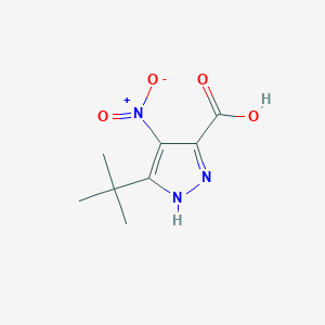 3-tert-butyl-4-nitro-1H-pyrazole-5-carboxylic acid