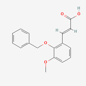 (2E)-3-[2-(Benzyloxy)-3-methoxyphenyl]acrylic acid