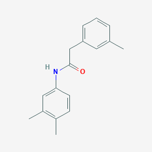 molecular formula C17H19NO B308697 N-(3,4-dimethylphenyl)-2-(3-methylphenyl)acetamide 