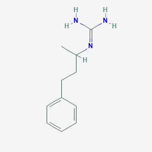 molecular formula C11H17N3 B3087032 1-(4-Phenylbutan-2-yl)guanidine CAS No. 117053-39-1