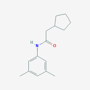 molecular formula C15H21NO B308704 2-cyclopentyl-N-(3,5-dimethylphenyl)acetamide 