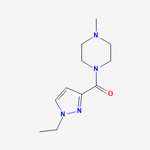 1-[(1-ethyl-1H-pyrazol-3-yl)carbonyl]-4-methylpiperazine
