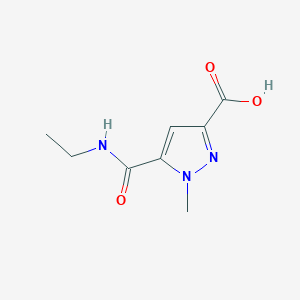 5-(ethylcarbamoyl)-1-methyl-1H-pyrazole-3-carboxylic acid