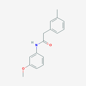 molecular formula C16H17NO2 B308714 N-(3-methoxyphenyl)-2-(3-methylphenyl)acetamide 