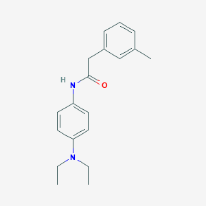 molecular formula C19H24N2O B308719 N-[4-(diethylamino)phenyl]-2-(3-methylphenyl)acetamide 