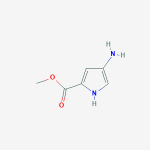 molecular formula C6H8N2O2 B3087197 methyl 4-amino-1H-pyrrole-2-carboxylate CAS No. 1171815-23-8