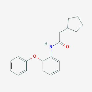 molecular formula C19H21NO2 B308741 2-cyclopentyl-N-(2-phenoxyphenyl)acetamide 