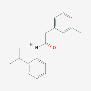 molecular formula C18H21NO B308744 N-(2-isopropylphenyl)-2-(3-methylphenyl)acetamide 