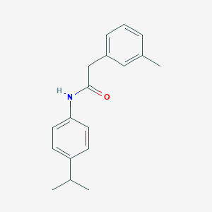 molecular formula C18H21NO B308745 N-(4-isopropylphenyl)-2-(3-methylphenyl)acetamide 