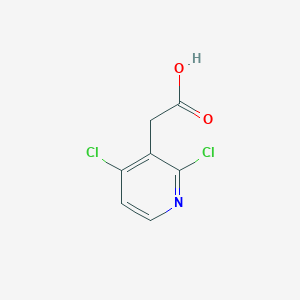 molecular formula C7H5Cl2NO2 B3087460 2-(2,4-Dichloropyridin-3-yl)acetic acid CAS No. 1173917-28-6