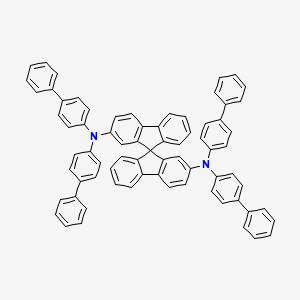 molecular formula C73H50N2 B3087463 2,2'-Bis[n,n-bis(biphenyl-4-yl)amino]9,9-spiro-bifluorene CAS No. 1174006-39-3