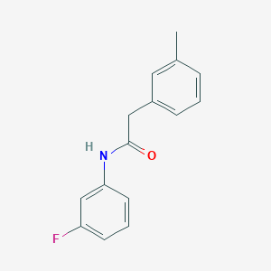 N-(3-fluorophenyl)-2-(3-methylphenyl)acetamide