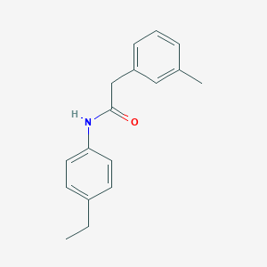 N-(4-ethylphenyl)-2-(3-methylphenyl)acetamide