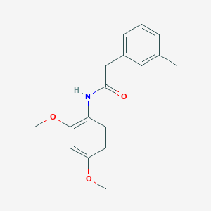 molecular formula C17H19NO3 B308750 N-(2,4-dimethoxyphenyl)-2-(3-methylphenyl)acetamide 