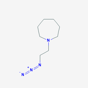 molecular formula C8H16N4 B3087560 1-(2-Azidoethyl)azepane CAS No. 1175146-65-2