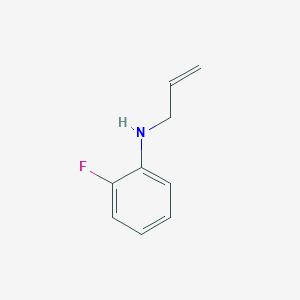 molecular formula C9H10FN B3087564 N-Allyl-N-(2-fluorophenyl)amine CAS No. 117531-36-9