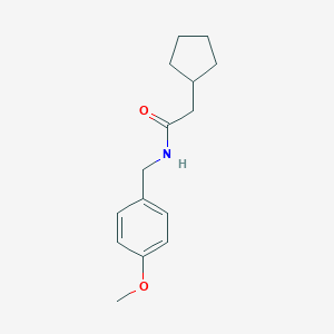 2-cyclopentyl-N-(4-methoxybenzyl)acetamide