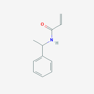 molecular formula C11H13NO B3087611 2-Propenamide, N-(1-phenylethyl)- CAS No. 117604-27-0