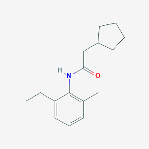 molecular formula C16H23NO B308762 2-cyclopentyl-N-(2-ethyl-6-methylphenyl)acetamide 