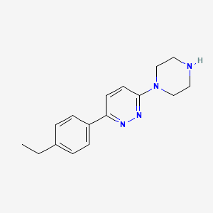3-(4-Ethylphenyl)-6-(piperazin-1-yl)pyridazine