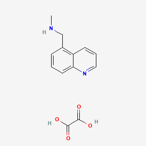 molecular formula C13H14N2O4 B3087664 Methyl(Quinolin-5-Yl-Methyl)Amine Oxalate CAS No. 1177274-42-8