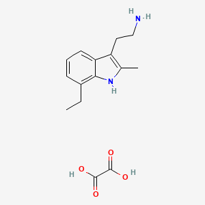 molecular formula C15H20N2O4 B3087680 2-(7-Ethyl-2-methyl-1H-indol-3-YL)ethanamine oxalate CAS No. 1177283-28-1