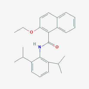 molecular formula C25H29NO2 B308771 N-(2,6-diisopropylphenyl)-2-ethoxy-1-naphthamide 