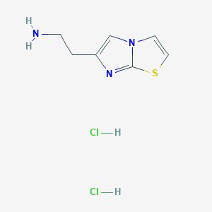 (2-Imidazo[2,1-b][1,3]thiazol-6-ylethyl)amine dihydrochloride