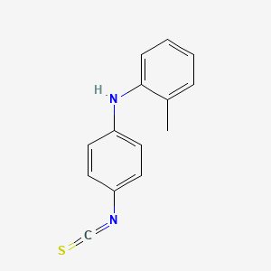 molecular formula C14H12N2S B3087763 (4-Isothiocyanatophenyl)(2-methylphenyl)amine CAS No. 1177331-27-9