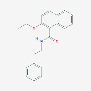 molecular formula C21H21NO2 B308779 2-ethoxy-N-(2-phenylethyl)-1-naphthamide 