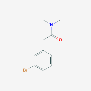 molecular formula C10H12BrNO B3087839 2-(3-Bromophenyl)-N,N-dimethylacetamide CAS No. 117753-07-8