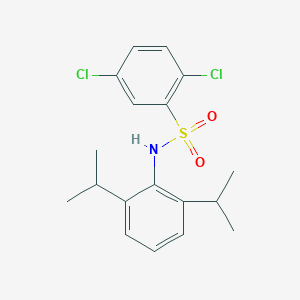 molecular formula C18H21Cl2NO2S B308784 2,5-dichloro-N-(2,6-diisopropylphenyl)benzenesulfonamide 